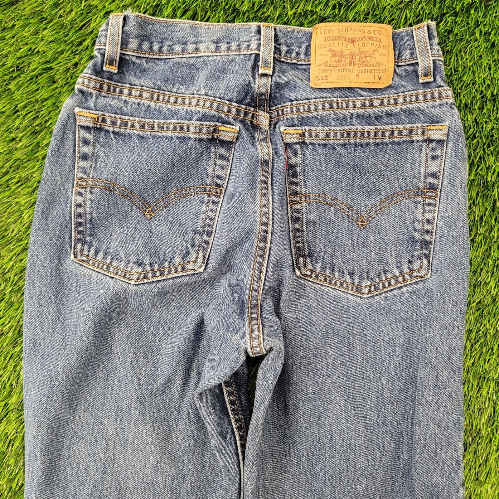 Levi's Vintage LEVIS 512 Slim Tapered Jeans Womens 2 26x31 USA Y2K Size 26" / US 2 / IT 38 - 17 Thumbnail