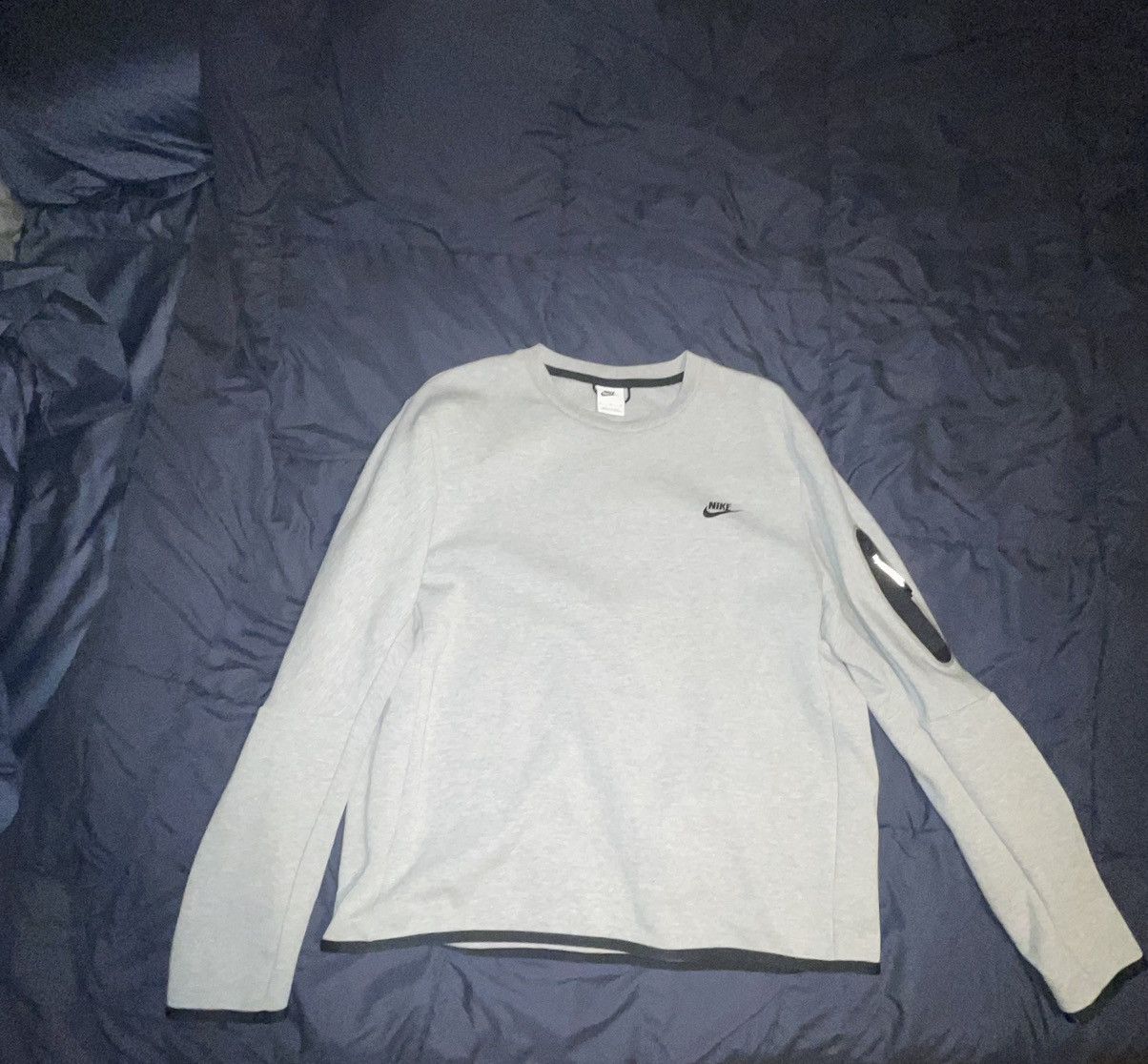 Nike Nike Tech grey Crewneck Fleece Size US XL / EU 56 / 4 - 5 Thumbnail