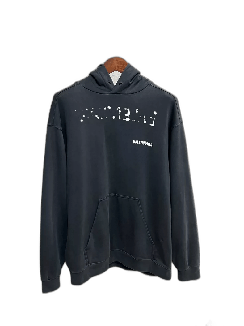 Balenciaga Balenciaga Shadow Graffiti Logo Hoodie Size US S / EU 44-46 / 1 - 1 Thumbnail
