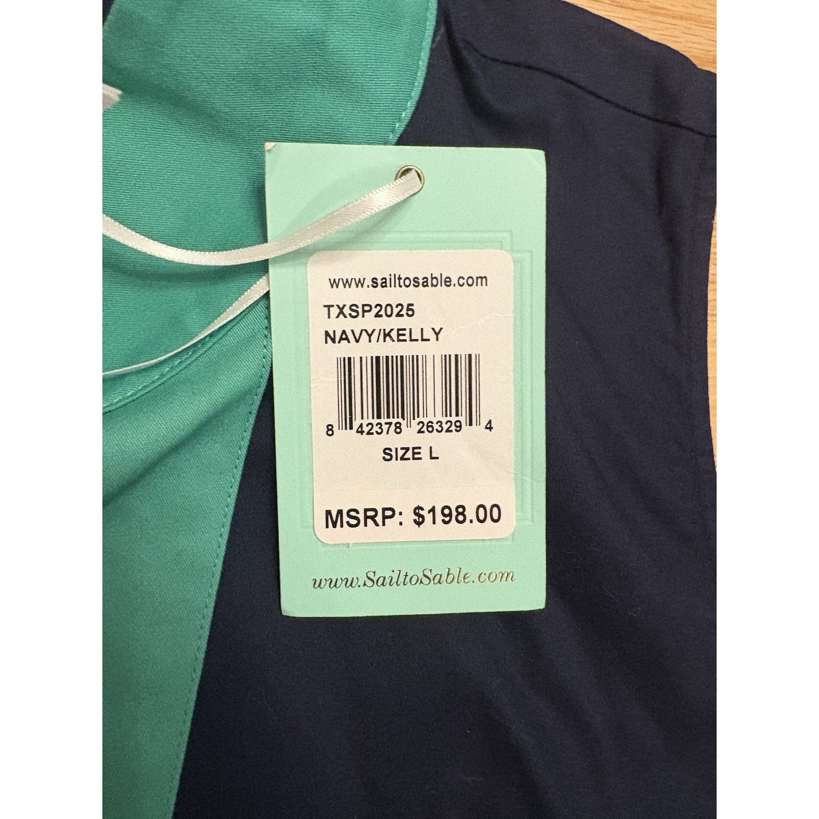 The Unbranded Brand NWT Sail to Sable Womens Navy Blue Color Block Dress Size L Size L / US 10 / IT 46 - 9 Thumbnail