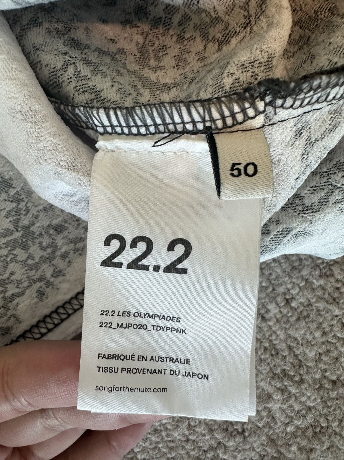 Song For The Mute Distressed hoodie 22.2 Size US M / EU 48-50 / 2 - 7 Thumbnail