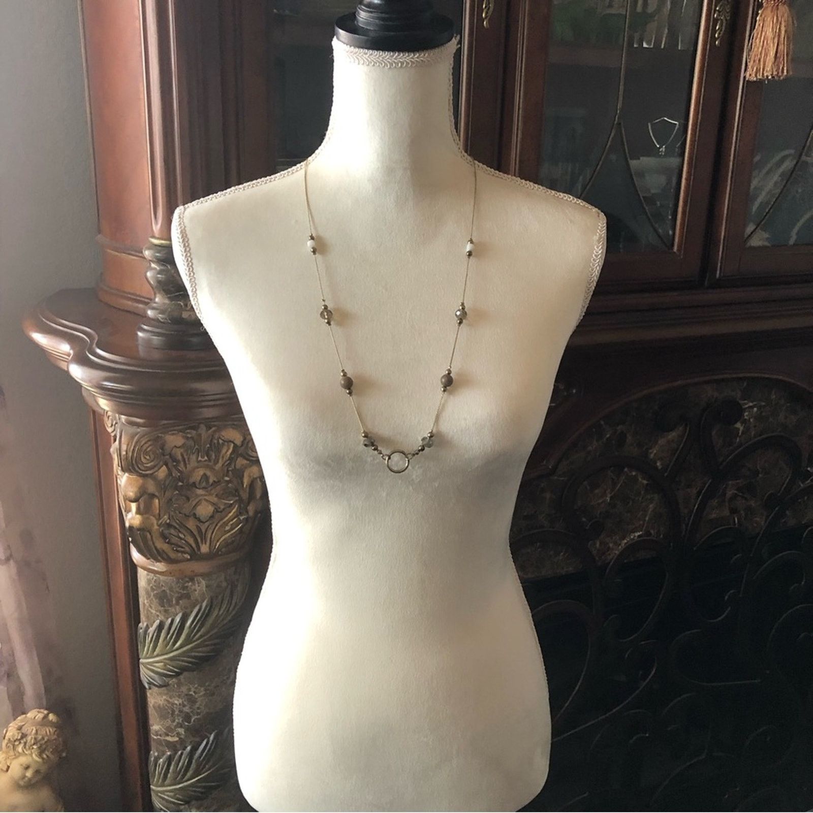 Jewelry Elegant minimalistic beaded gold tone chain necklace NWT Size ONE SIZE - 6 Thumbnail