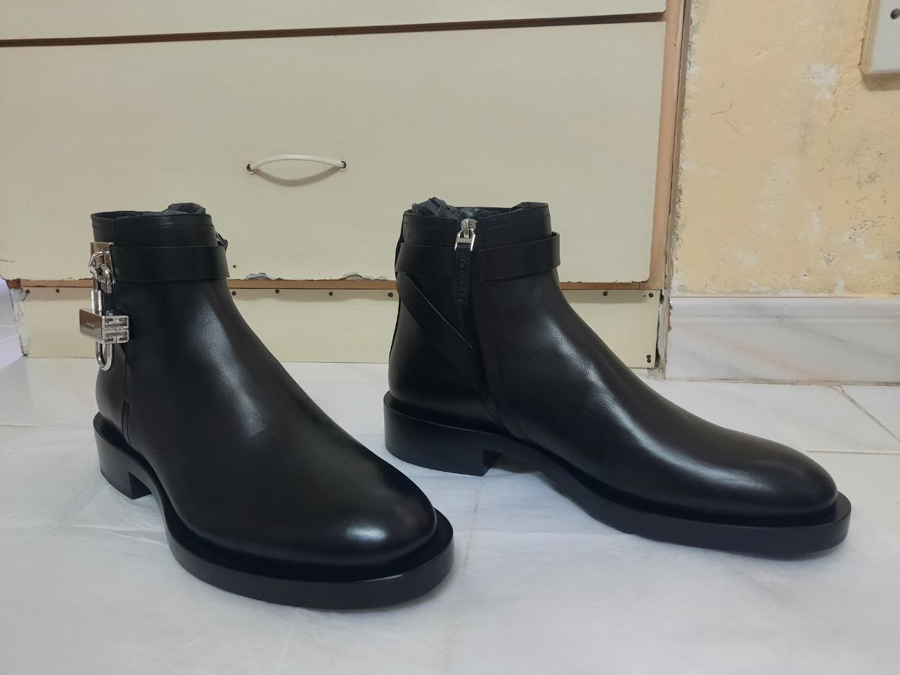 Givenchy *New* Lock Ankle Boots Size US 10 / EU 43 - 4 Thumbnail