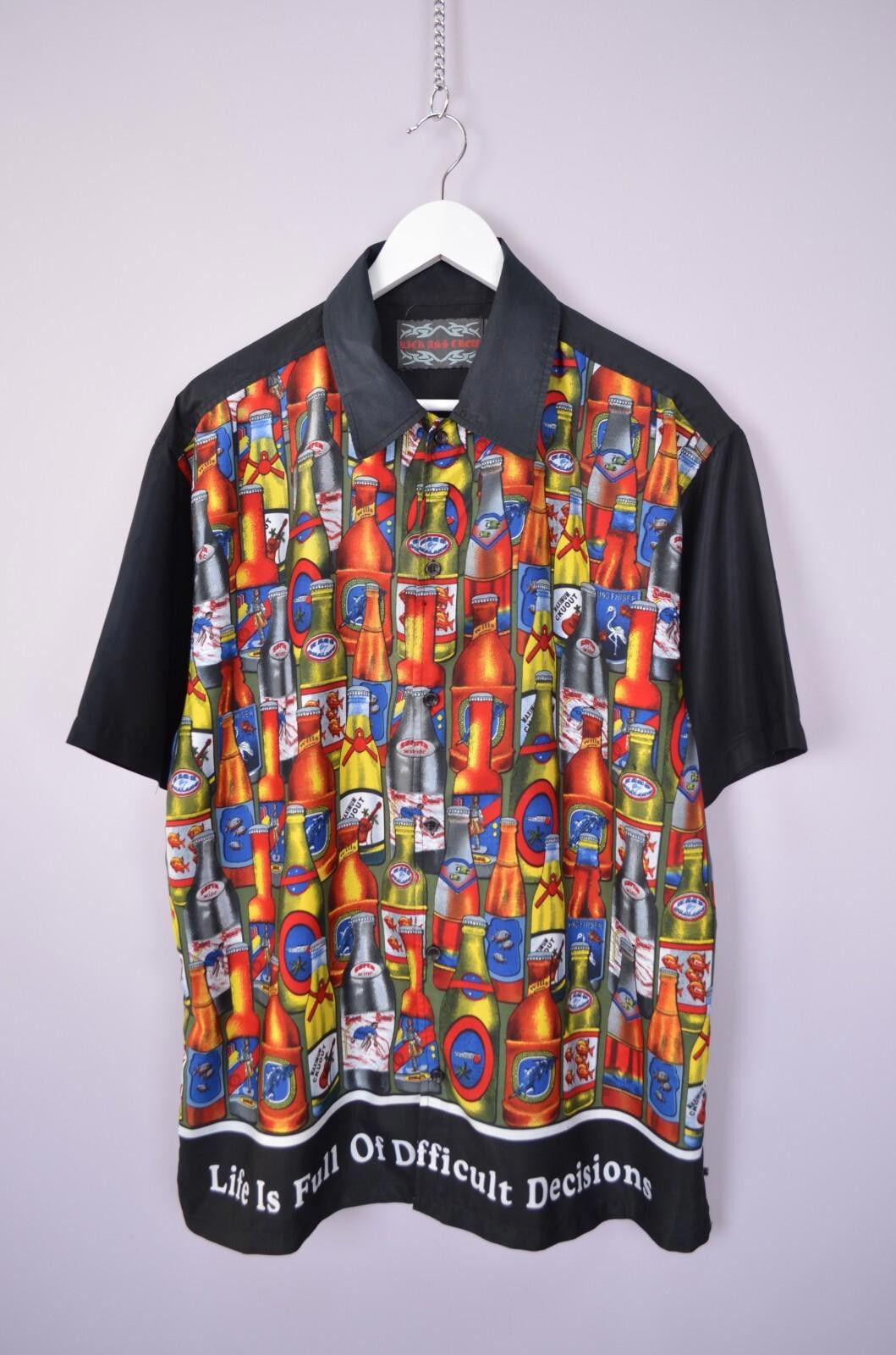 Other Vintage Bottle Rows Aloha Hawaiian Beach S/S Shirt Sz XL 90s Size US XL / EU 56 / 4 - 1 Thumbnail