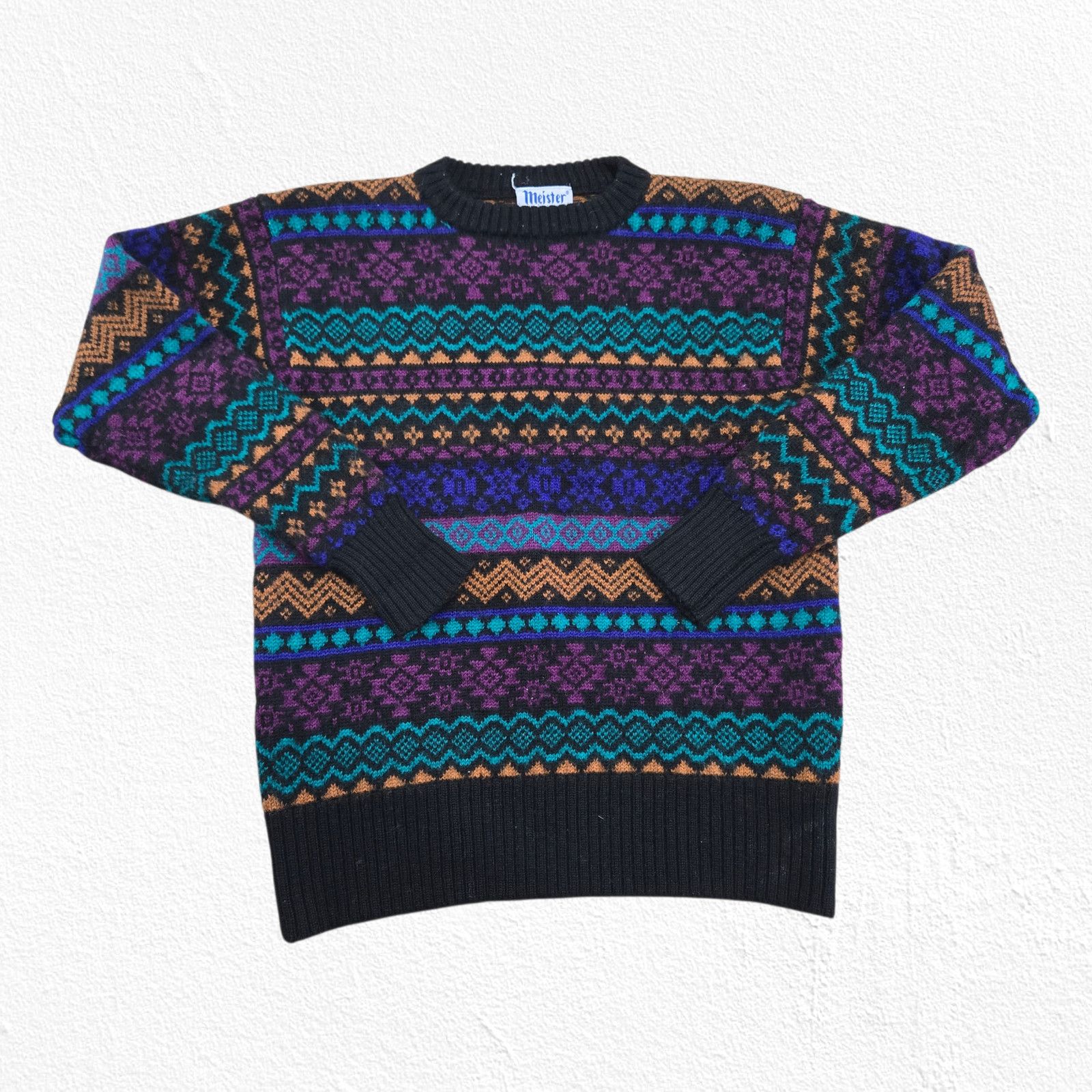 Vintage Vintage Meister Wool Knit Sweater Small Size S / US 4 / IT 40 - 2 Thumbnail