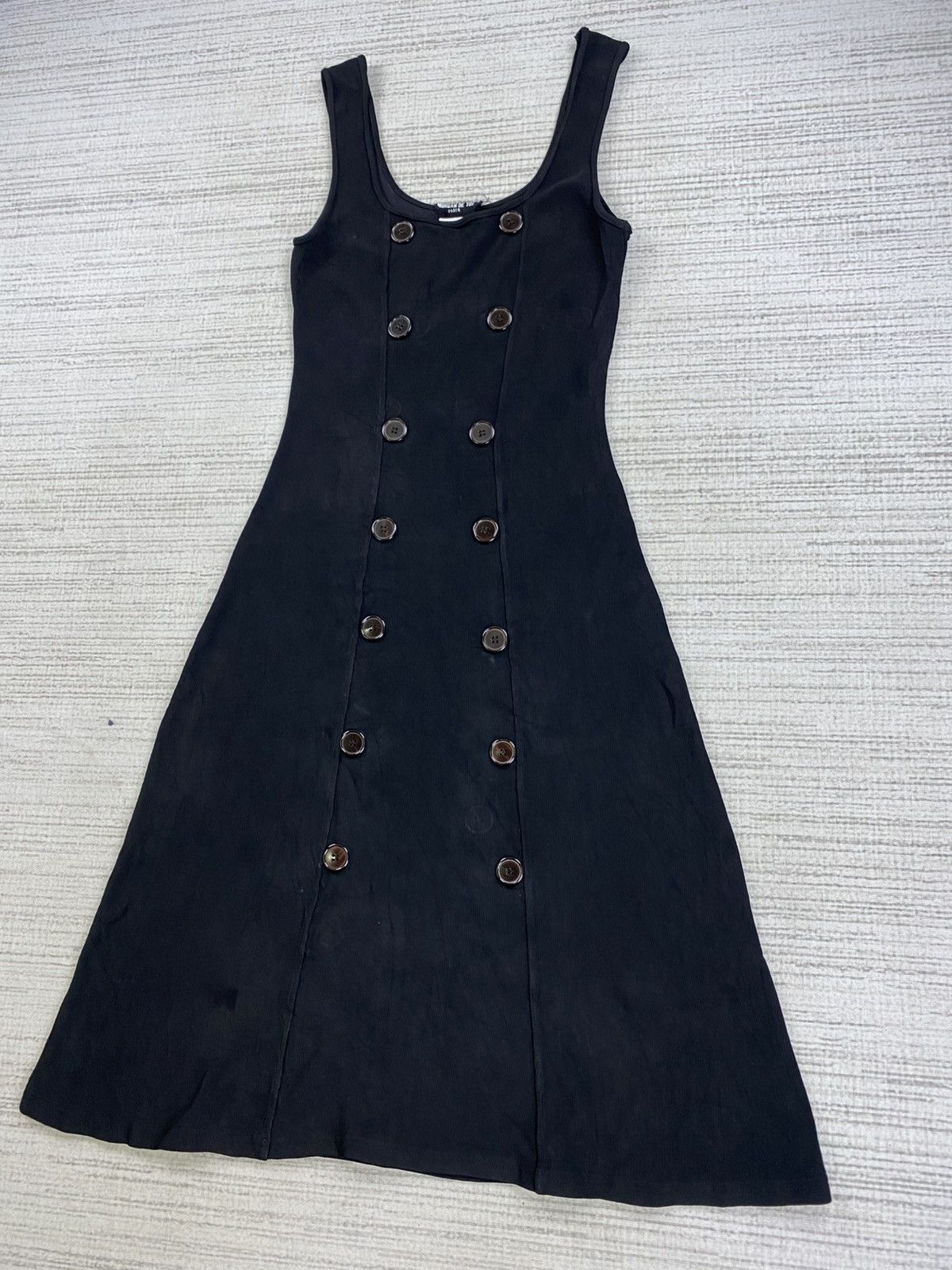 Beauty Beast × Morgan De Toi × Vintage Vintage Morgan De Toi Button Mini Dress Size XS / US 0-2 / IT 36-38 - 4 Thumbnail