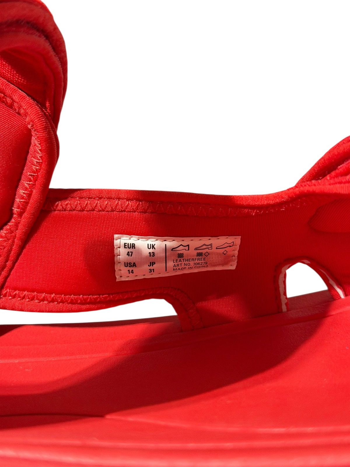 Balenciaga Tourist Red/Black Strap Tevas Sandal Size US 14 / EU 47 - 7 Thumbnail