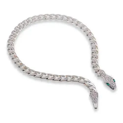 Jewelry Chunky Chains Snake Necklace Size ONE SIZE - 2 Thumbnail
