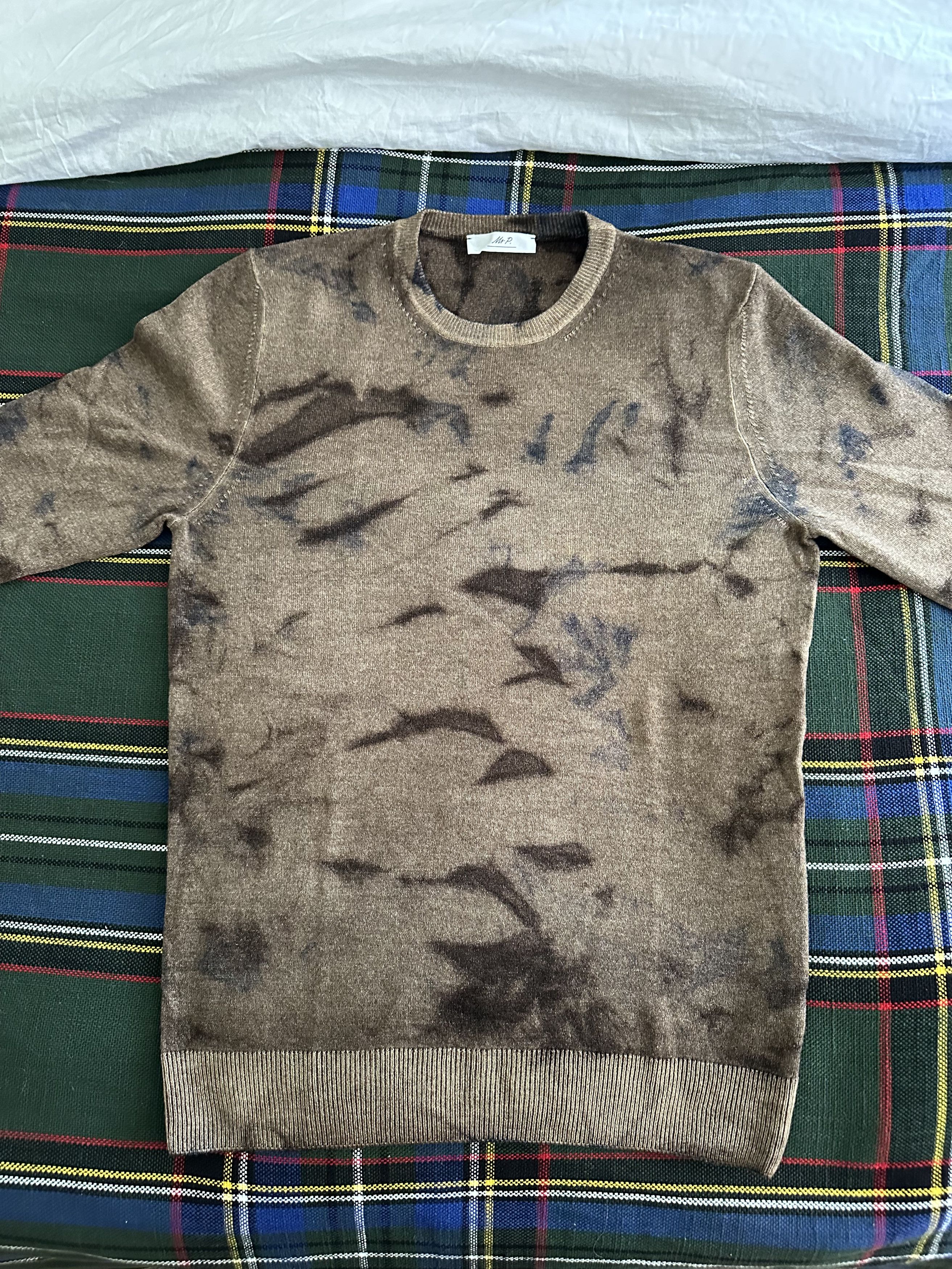 Mr P. Spray-Dyed Merino Wool Sweater Size US S / EU 44-46 / 1 - 4 Thumbnail