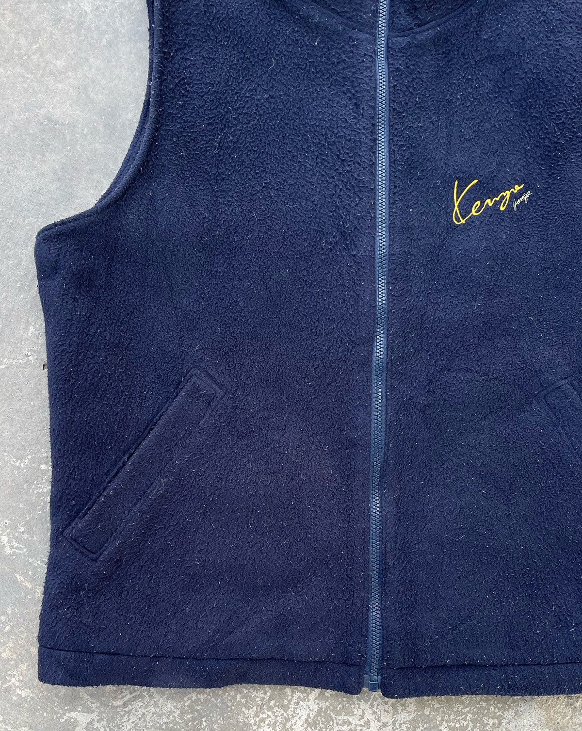 Kenzo 🔥Vintage Kenzo Fleece Vest Jacket Size US M / EU 48-50 / 2 - 4 Thumbnail