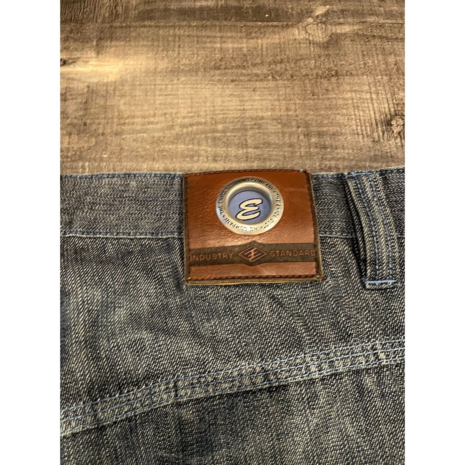 Enyce VINTAGE ENYCE Jeans Mens 34x32 Blue Wide-Leg Baggy Hip Hop Y2K Skate 90s Womens Size US 34 / EU 50 - 4 Thumbnail