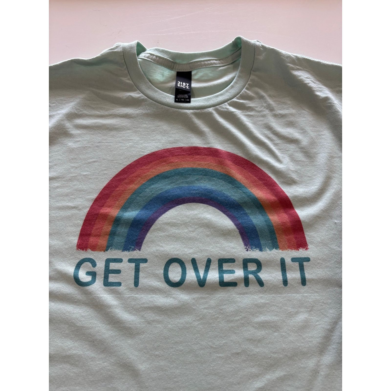 Other Get Over It Rainbow Tshirt Sage Size XL / US 12-14 / IT 48-50 - 1 Thumbnail