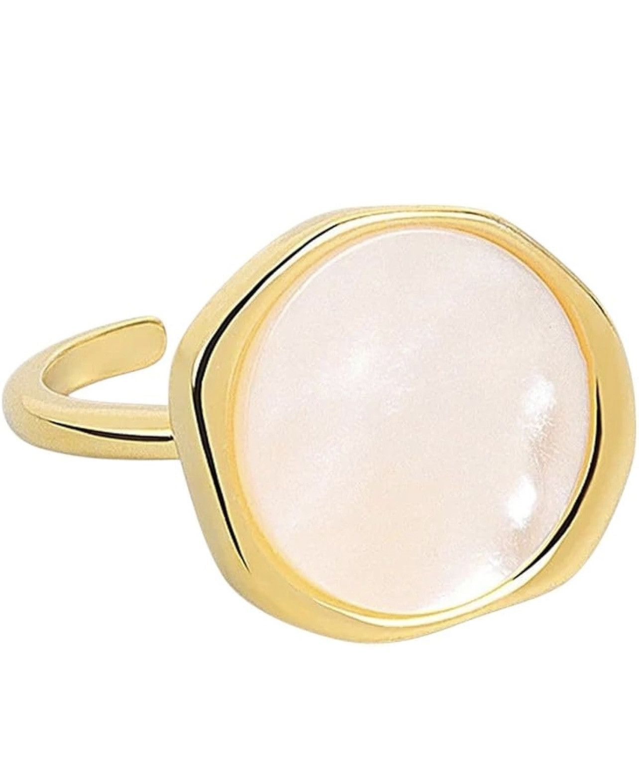 Other Silver Color Design Round Retro Gold Ring Size 6 Size ONE SIZE - 1 Thumbnail