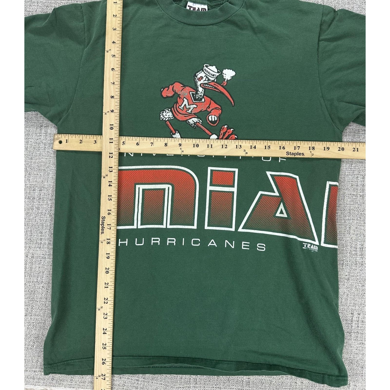 Other Miami Hurricanes Shirt Sz Large Wrap Around Team Edition 90s Size US L / EU 52-54 / 3 - 2 Thumbnail