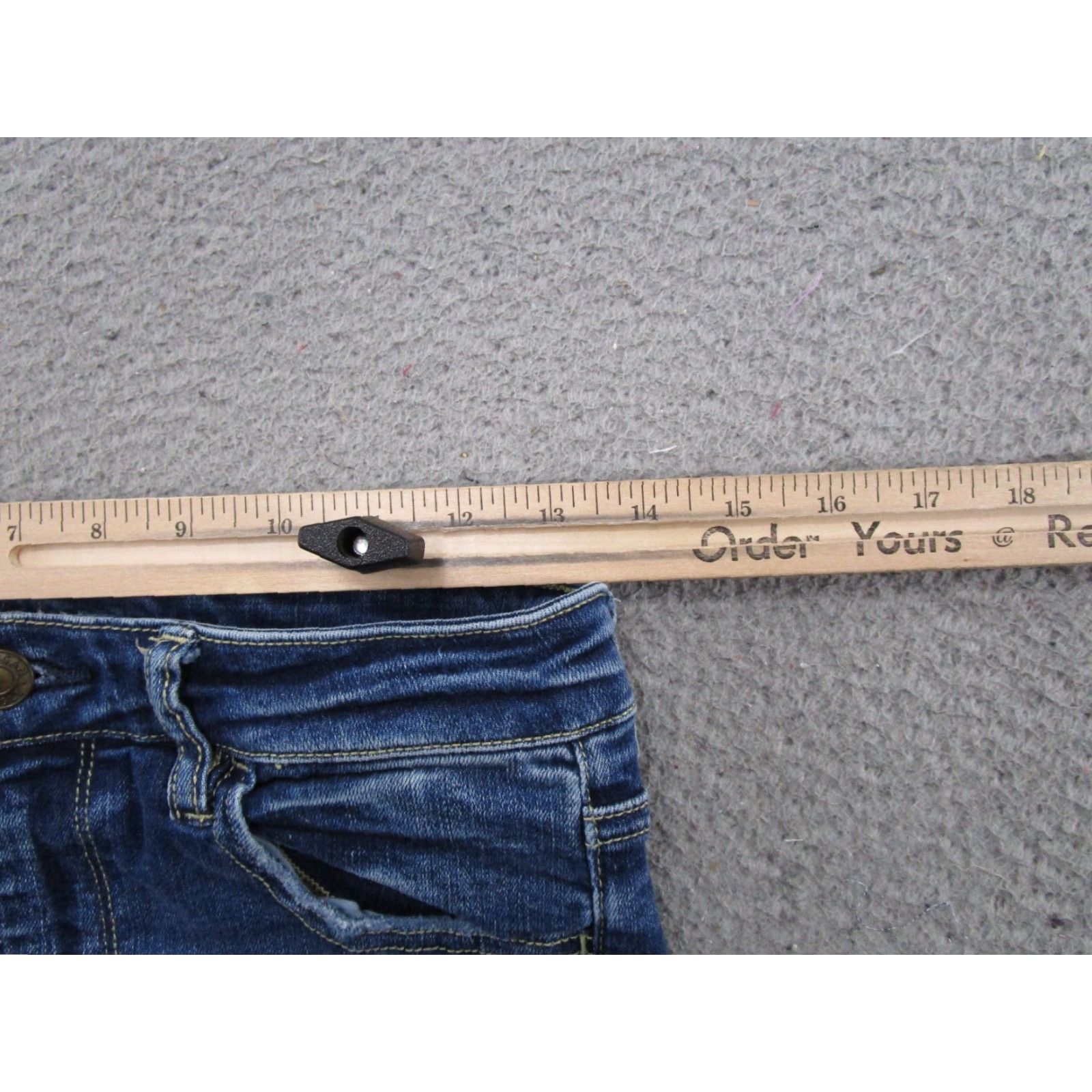 American Eagle Outfitters American Eagle Outfitters Jegging Jeans Size 8 Distressed Blue Super Stretch Hi Rise 5-Pocket Womens Size 30" / US 8 / IT 44 - 6 Thumbnail
