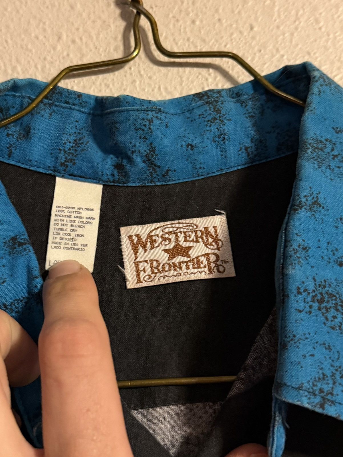 Vintage vtg 80s 90s western frontier aztec button up shirt large USA Size US L / EU 52-54 / 3 - 3 Thumbnail