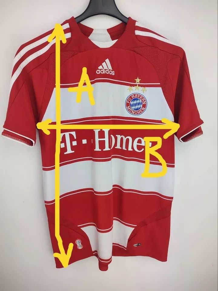 Adidas FC Bayern Munich Munchen 2007-08 home FOOTBALL Kit SHIRT Size US S / EU 44-46 / 1 - 16 Thumbnail