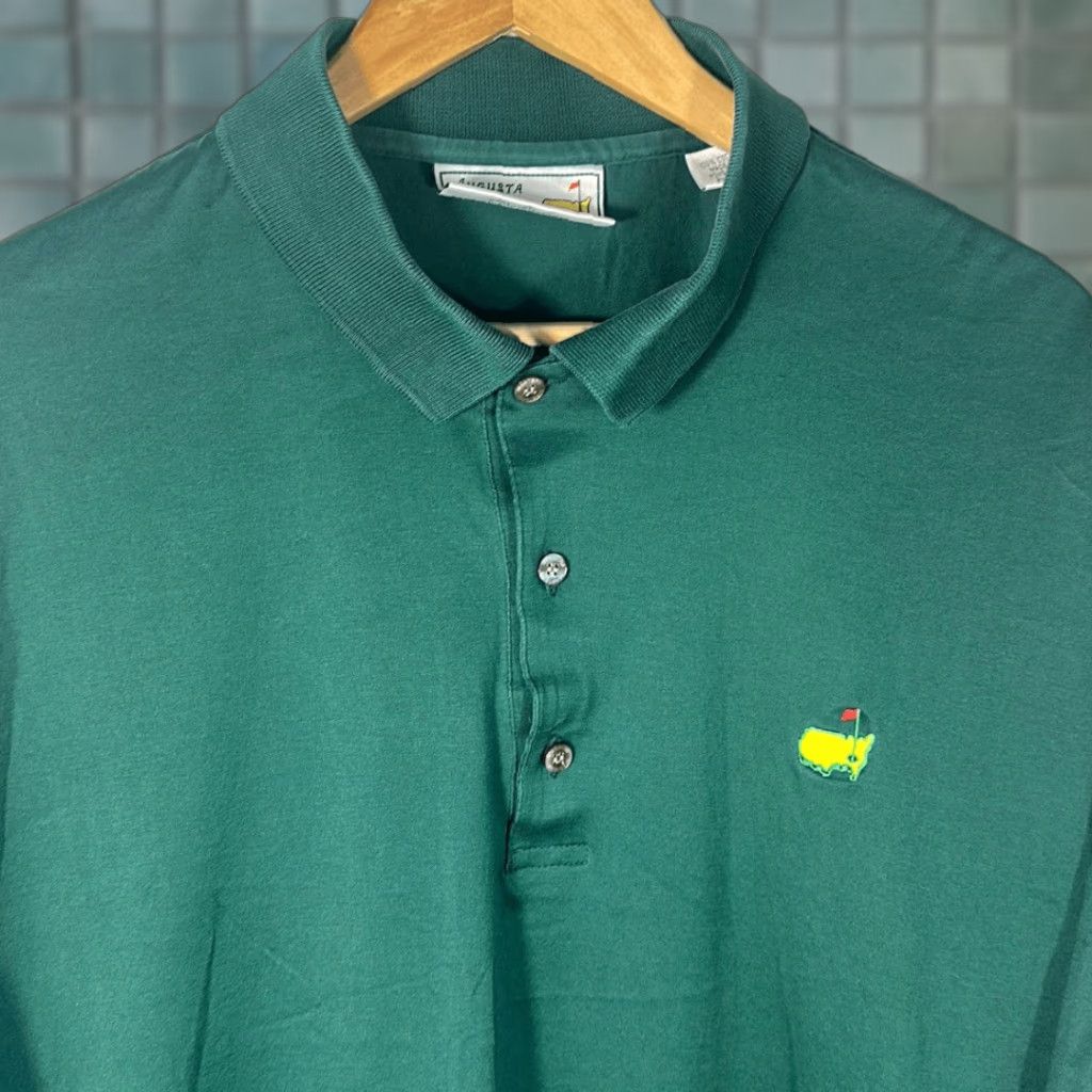 Vintage VINTAGE Augusta Nationals Golf Shop Slazenger The Masters Golf Polo Shirt Green XL Size US XL / EU 56 / 4 - 1 Thumbnail