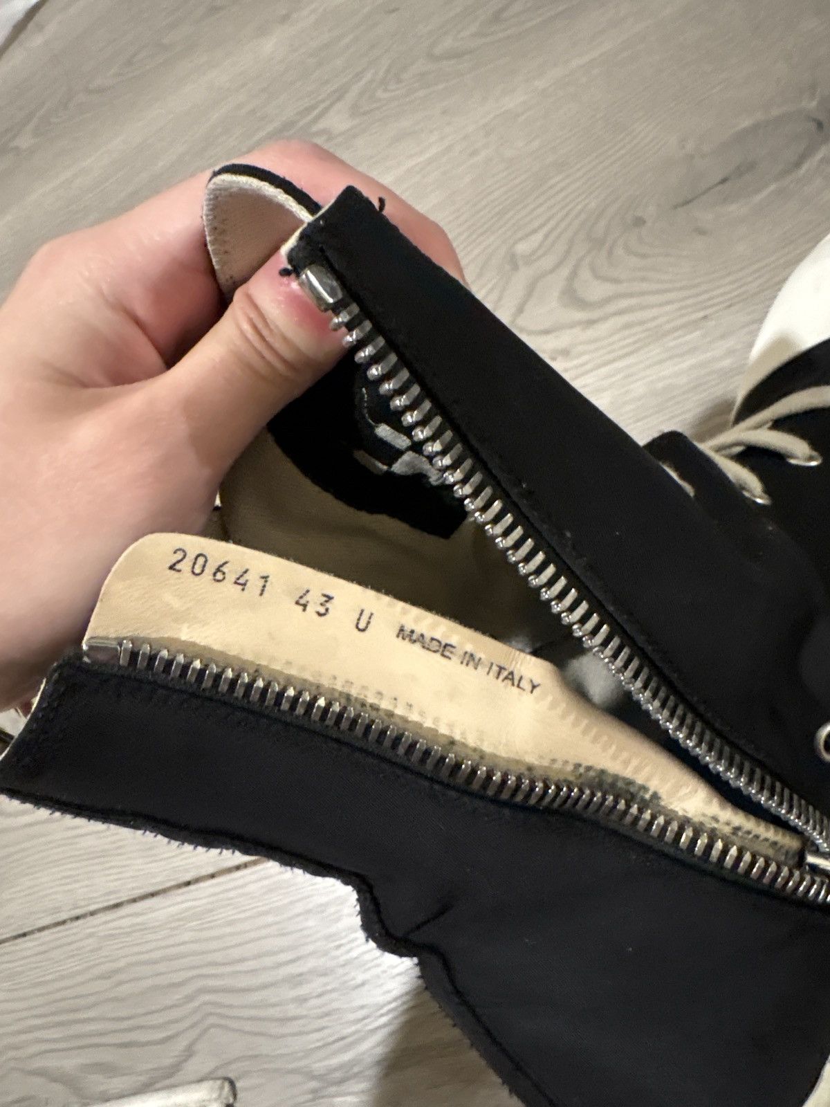 Rick Owens Rick Owen Ramons Double Bumper Pentagram Sneakers Size US 10 / EU 43 - 7 Thumbnail