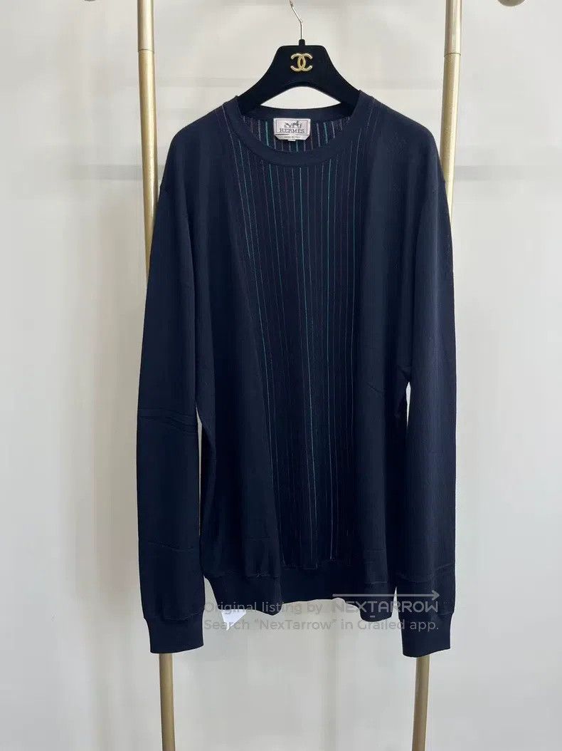 Other Hermes Colorful striped knitted wool T-shirt sweater Size US XXL / EU 58 / 5 - 1 Thumbnail