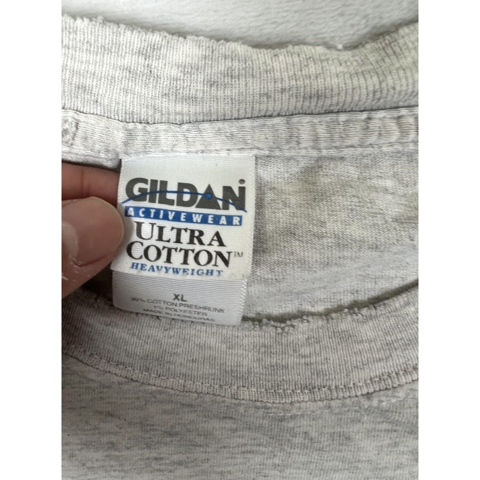 Gildan VINTAGE Mount Whitney T-Shirt Mens XL Gray Graphic 90s Hiking Big One In One Day Whitney Portal California Mountains Size US XL / EU 56 / 4 - 5 Thumbnail