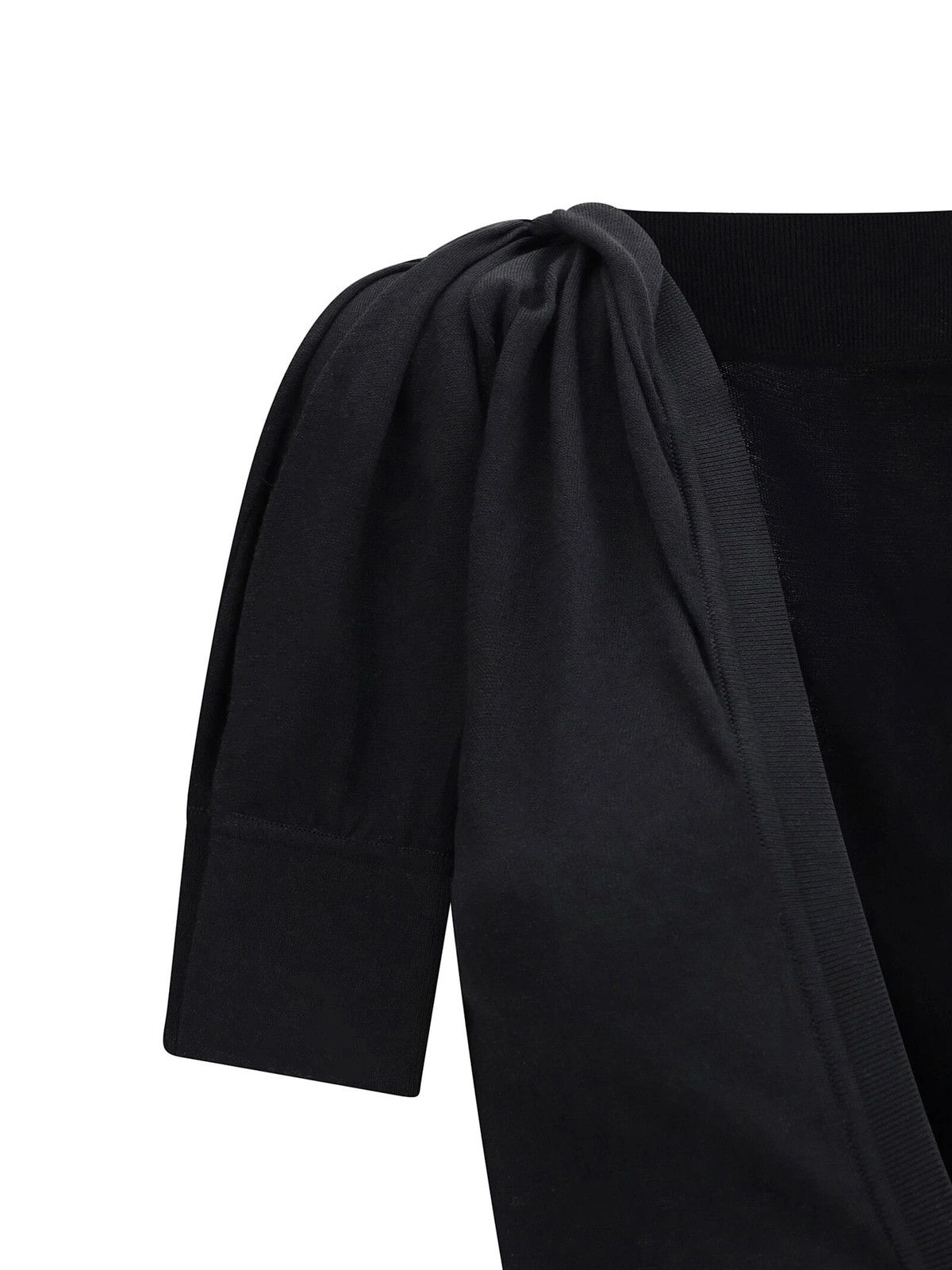 Salvatore Ferragamo o1y0326 Mini Dress in Black Size XS / US 0-2 / IT 36-38 - 3 Thumbnail