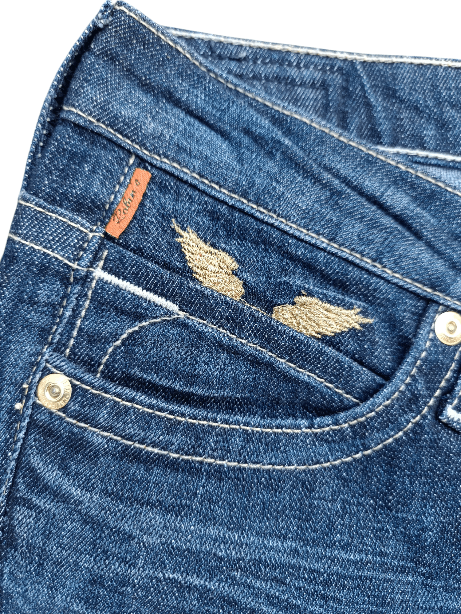 Robins Jeans FLARED Robins Jeans Embroidery Logo Denim Size US 26 / EU 42 - 9 Thumbnail