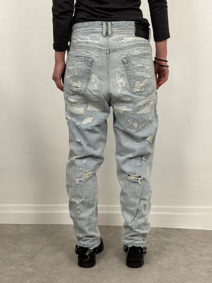 Diesel Diesel Blue Distressed Denim Jeans Size US 32 / EU 48 - 3 Thumbnail