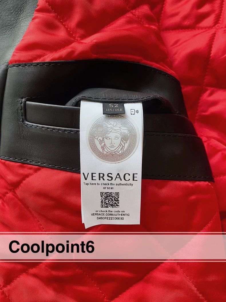 Versace Versace Fringed biker leather coater jacket Size US L / EU 52-54 / 3 - 5 Thumbnail
