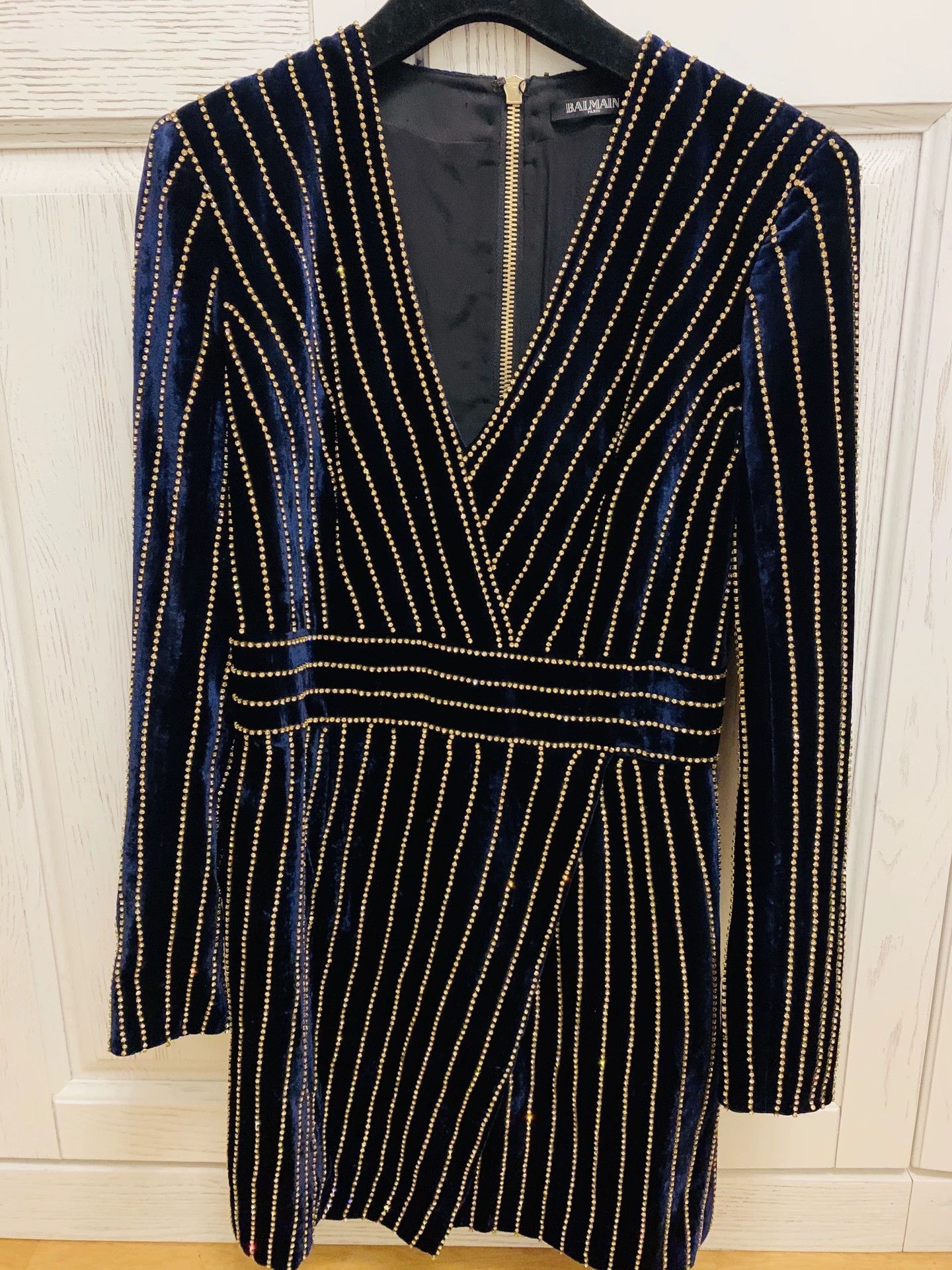 Balmain Balmain Women's Striped Dress Size S / US 4 / IT 40 - 1 Thumbnail