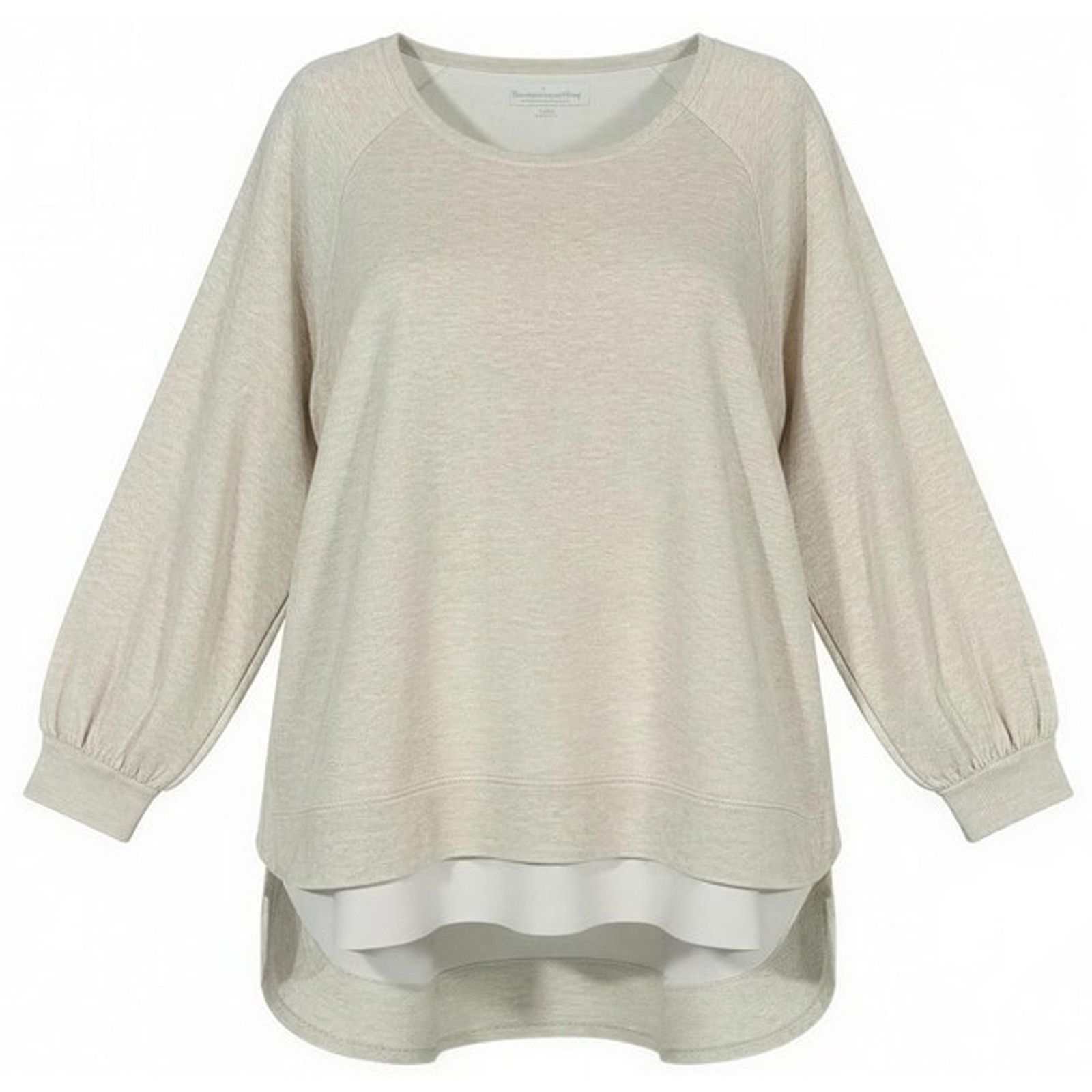 Soft Surroundings Soft Surroundings Pullover Sweatshirt Womens XL Beige Size XL / US 12-14 / IT 48-50 - 1 Thumbnail