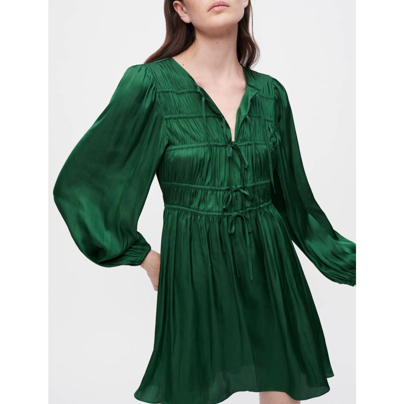 maje holiday dress Maje Bandana-Embroidered Cut-Out Woven Mini Dress