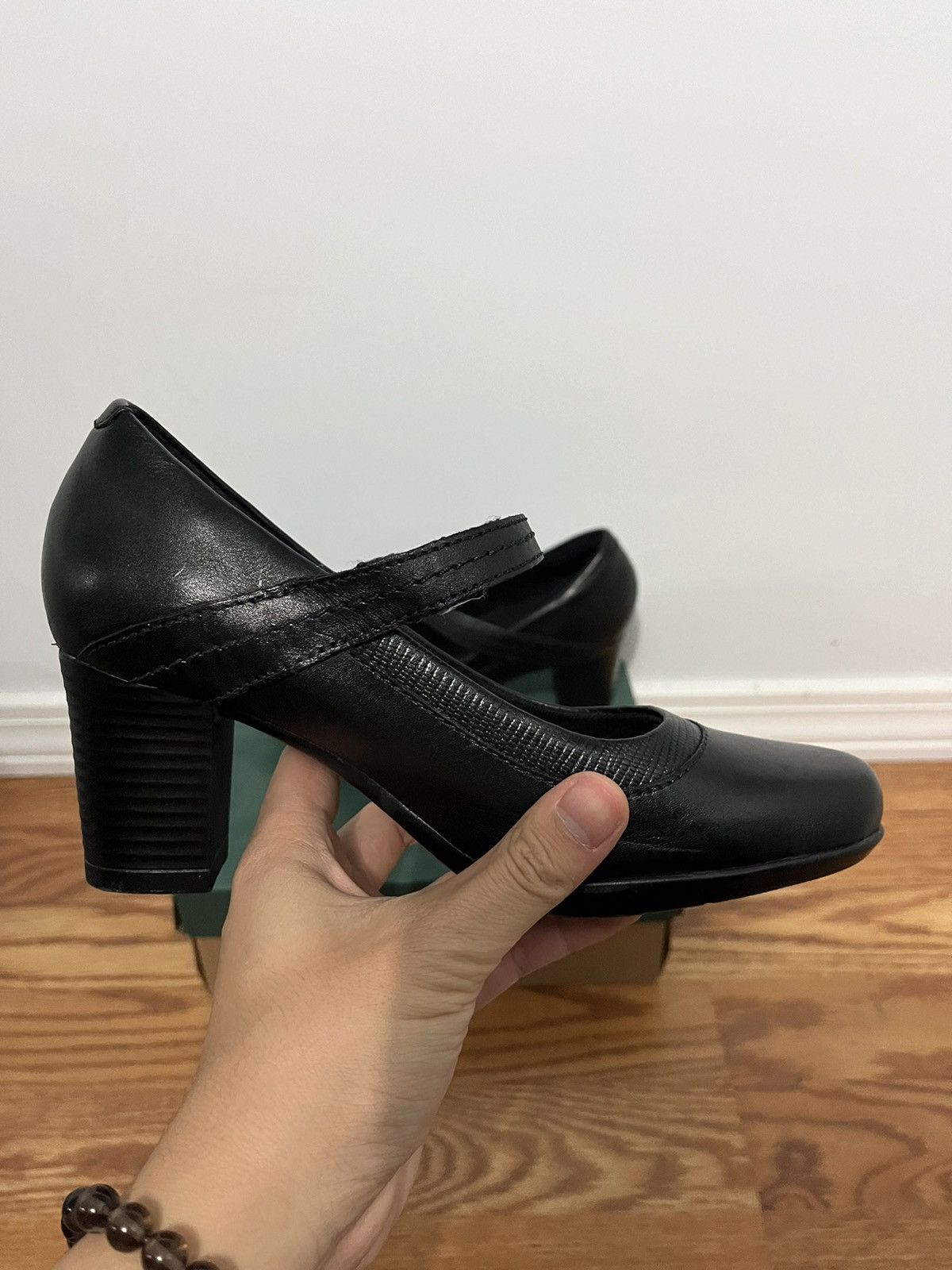 Clarks Clark’s Leather Heels Size US 7 / IT 37 - 4 Thumbnail