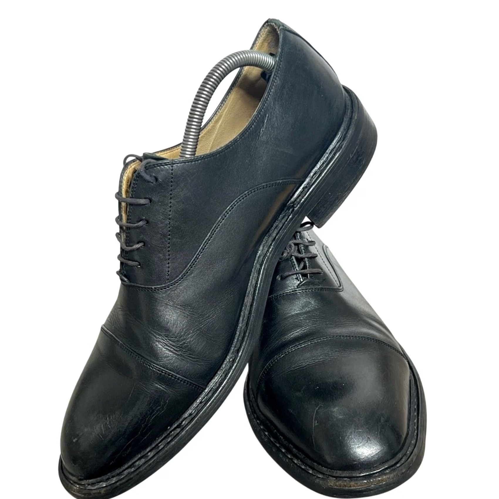 Paraboot Paraboot Shoes Derby Cap Toe Oxford Black Men US 9 UK 8 Leather Made in France Size ONE SIZE - 3 Thumbnail
