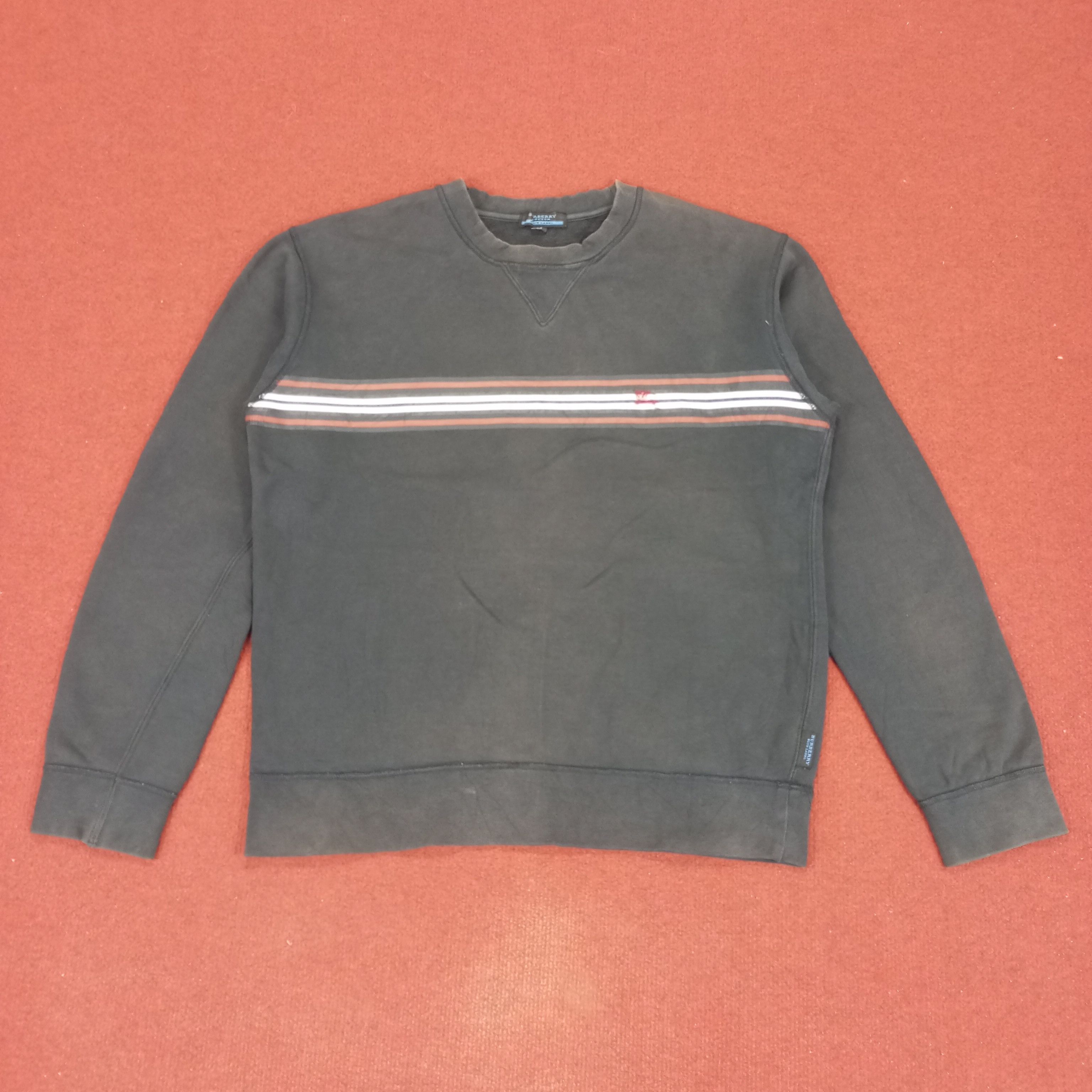 Burberry × Vintage Burberry London Blue Label Winter Style Sweatshirt Size US M / EU 48-50 / 2 - 1 Thumbnail