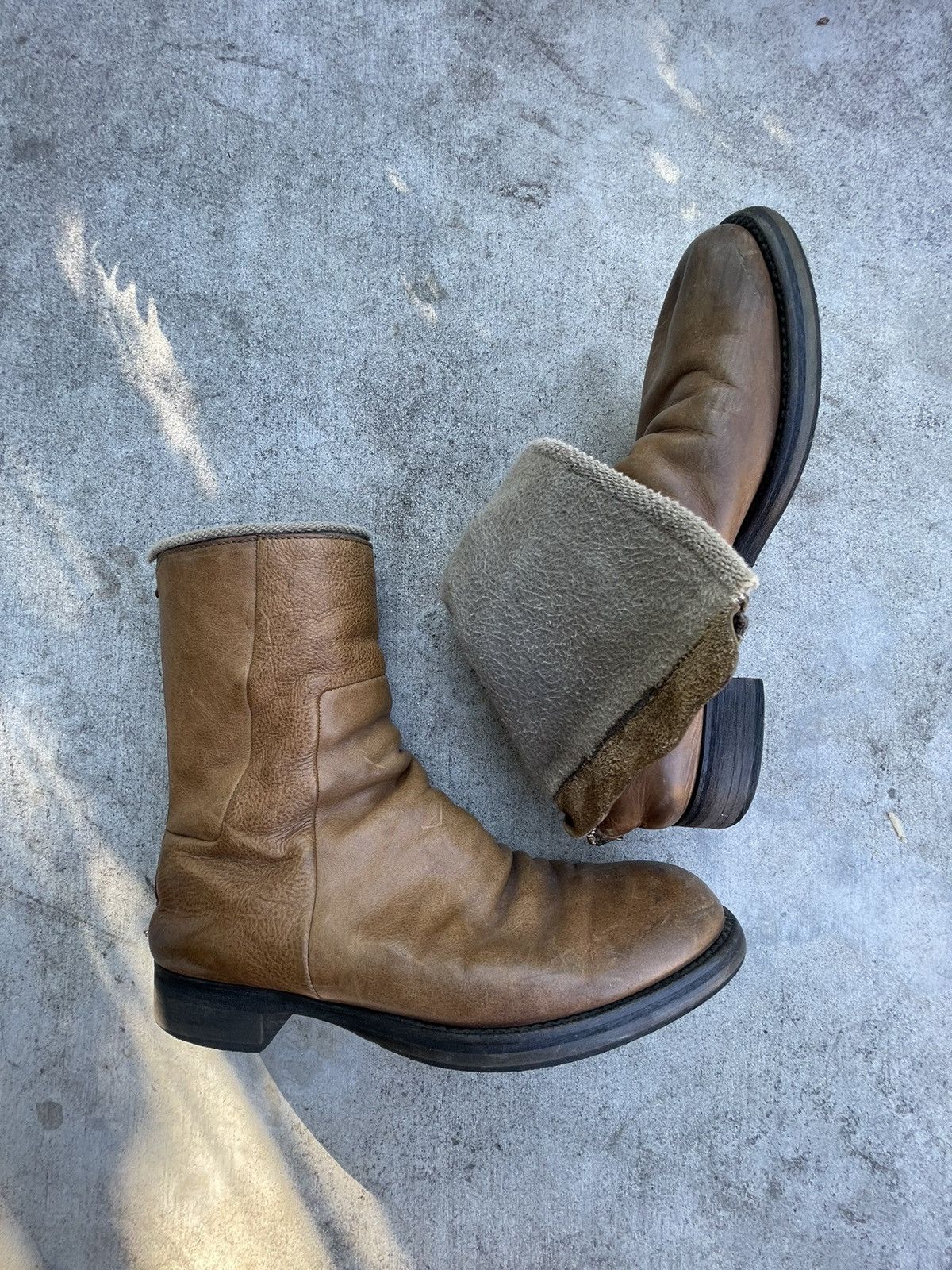 Alfredo Bannister Alfredo Bannister Tobacco Back Zip Boot Size 41