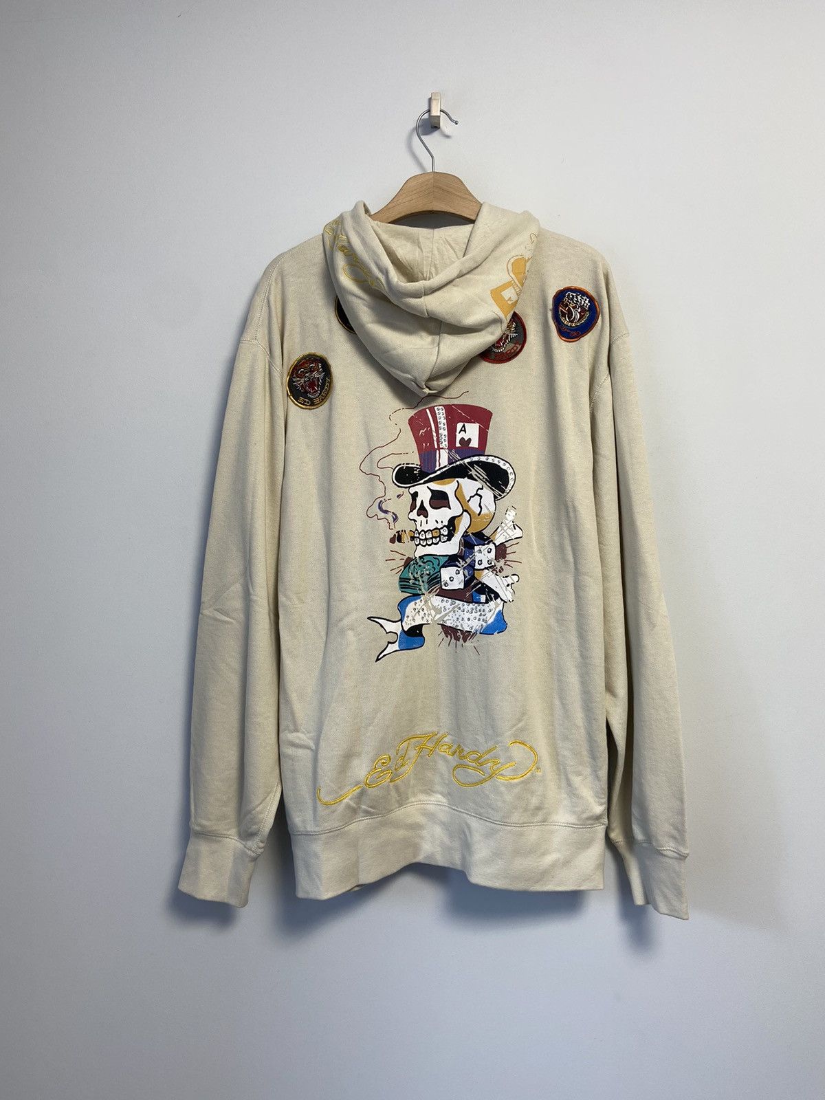 Ed hardy by Christian Audigier Hoodie Zip Y2K style