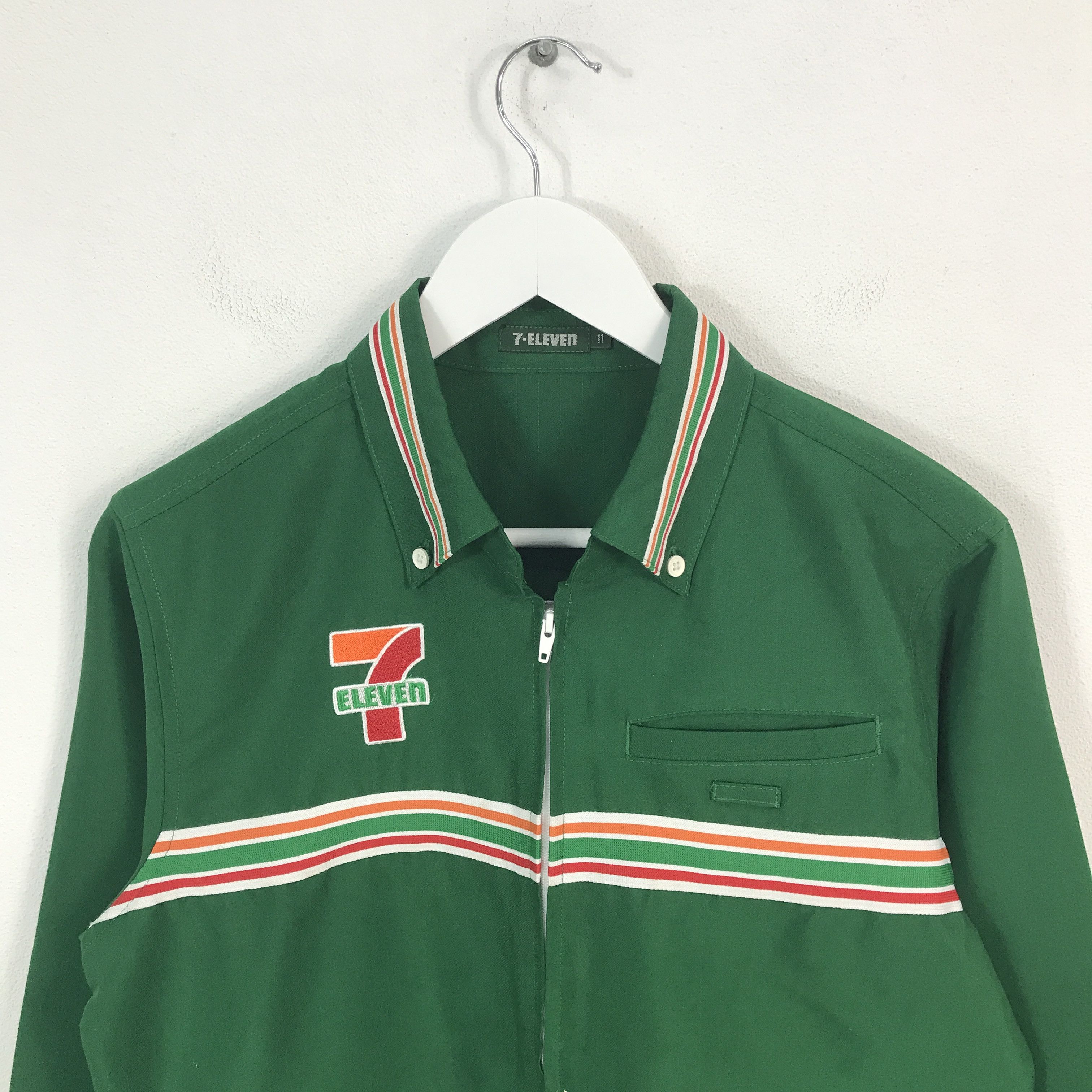 Japanese Brand × Vintage Rare Og vintage 7 eleven japan uniform jacket Size US M / EU 48-50 / 2 - 2 Thumbnail