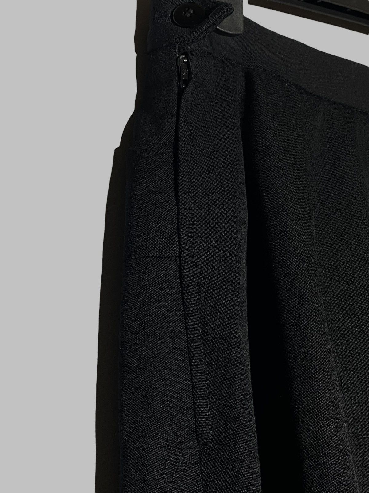Yves Saint Laurent Vintage 90s Yves Saint Laurent Tuxedo Crop Jacket & Skirt Size L / US 10 / IT 46 - 20 Thumbnail