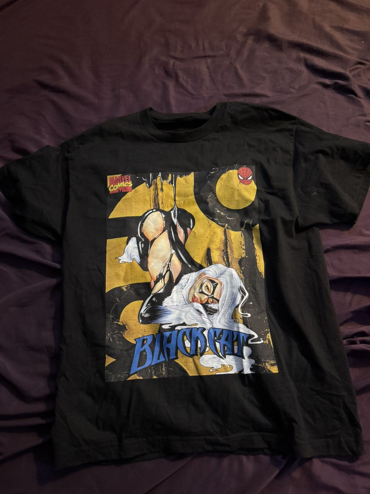 Other Marvel comics black cat shirt custom made mens L Size US L / EU 52-54 / 3 - 2 Thumbnail