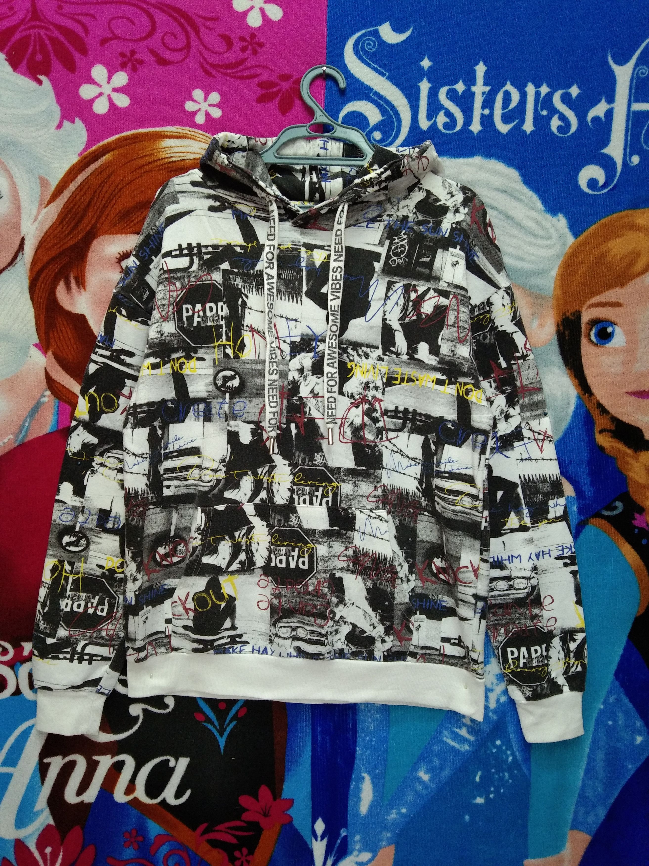 Japanese Brand JUNGLESTORM FULL PRINT HOODIE Size US M / EU 48-50 / 2 - 6 Thumbnail