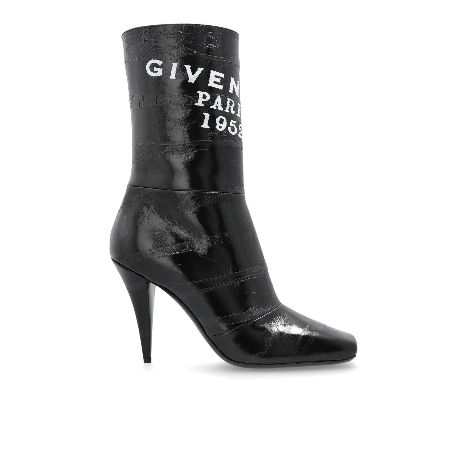 Givenchy GIVENCHY Square Black Heeled Ankle Boots New & Authentic (Wo Size US 9 / IT 39 - 1 Thumbnail