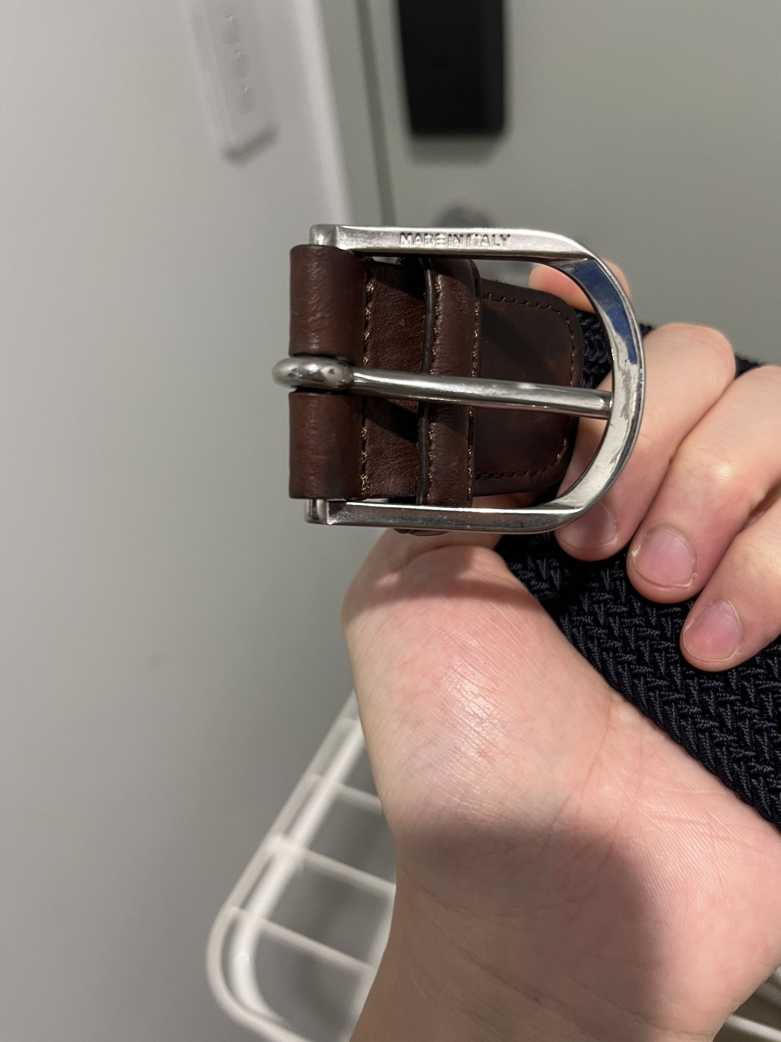 Asket Asket braided elastic belt - made in Italy Size 30 - 2 Thumbnail