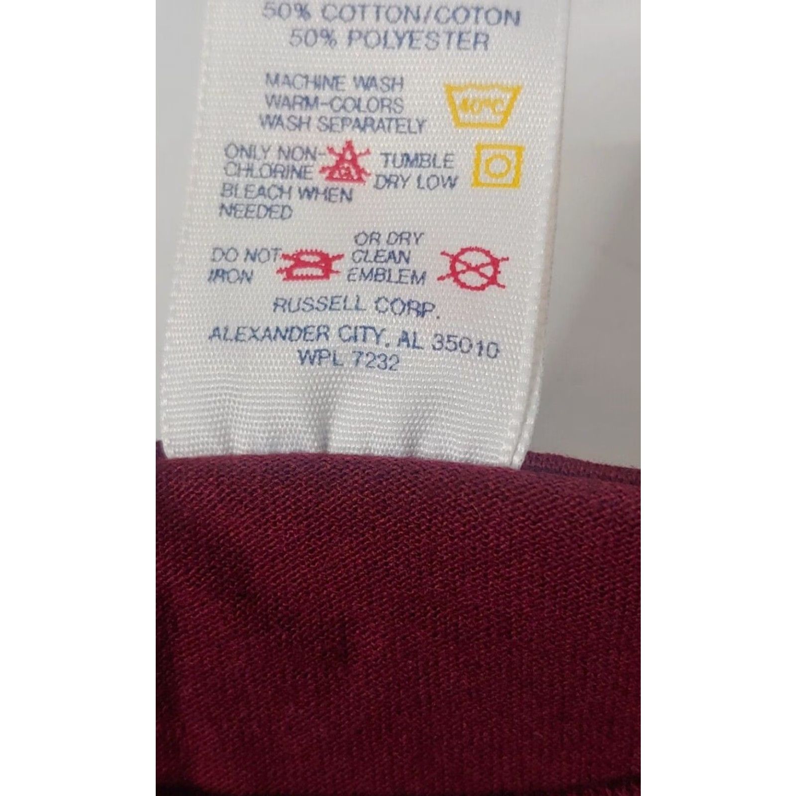 Jerzees VINTAGE Jerzees South Jr High Special Olympics Track Team Shirt XL Maroon Crew Neck Short Sleeve T-Shirt Men Sports Team Modern Athletic Nike? Size US XL / EU 56 / 4 - 5 Thumbnail