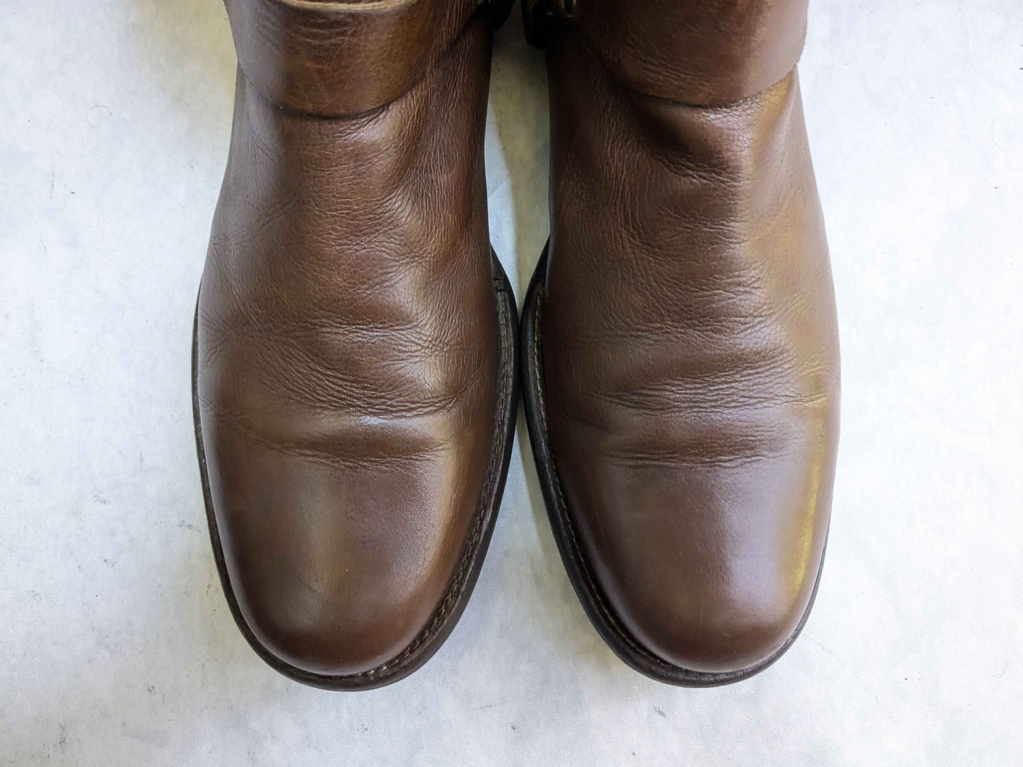 Frye Frye Harness Brown 10.5 D Leather Strap Buckle Size US 10.5 / EU 43-44 - 4 Thumbnail