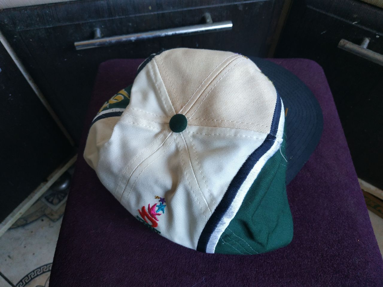 USA Olympics Vintage 1996 Atlanta Olympics Hat Eastport SnapbackPanasonic Size ONE SIZE - 13 Thumbnail