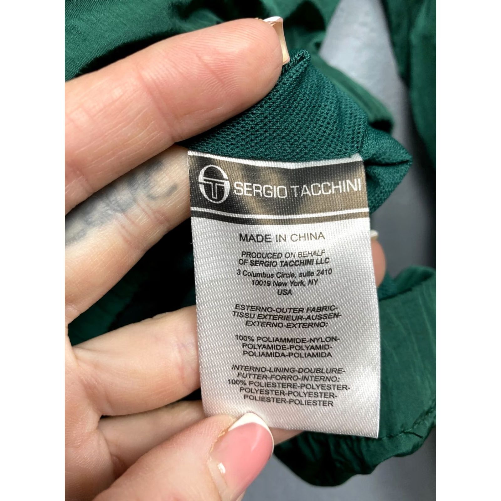 Sergio Tacchini Sergio Tacchini Mens Nylon Anorak Jacket M Green Windbreaker Lightweight Royalty: Vintage? No -> Men Jacket Size US M / EU 48-50 / 2 - 5 Thumbnail