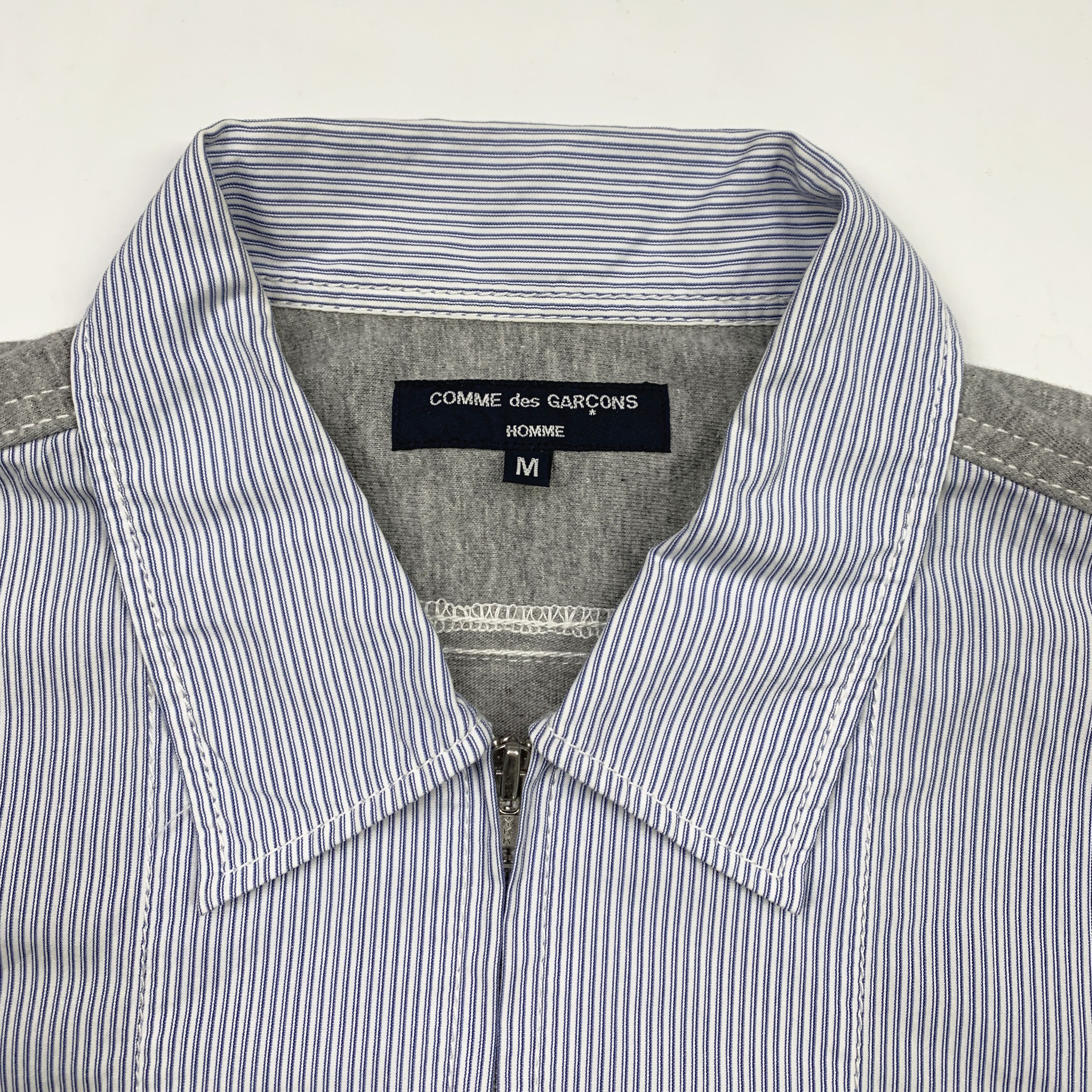 Comme des Garcons Homme Plus 2005 Hybrid LS Zip-Up Shirt Size US M / EU 48-50 / 2 - 4 Thumbnail