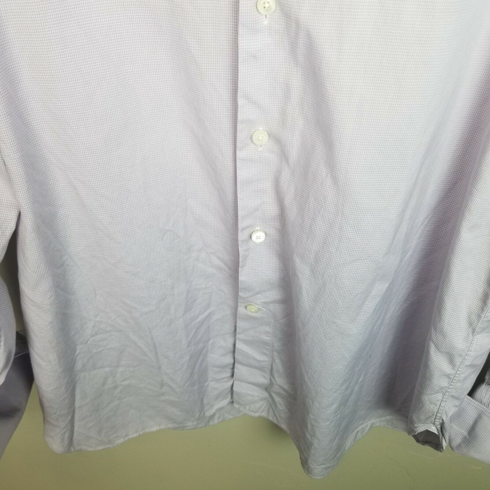 Ermenegildo Zegna Ermenegildo Zegna Mens Dress Shirt Sze 42R Boardroom Luxury Size US L / EU 52-54 / 3 - 6 Thumbnail