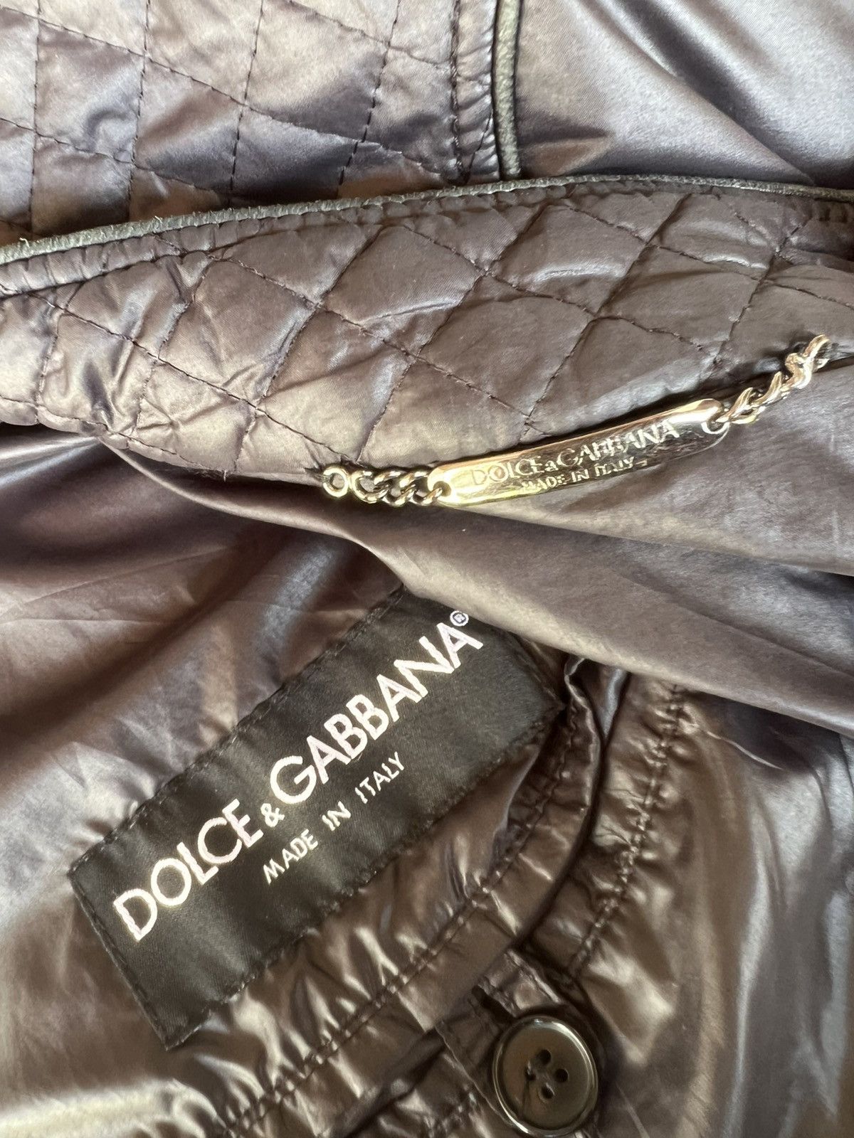 Dolce & Gabbana Vintage 2000s Dolce & Gabbana Fade Patina Cafe Racer Jacket Size US M / EU 48-50 / 2 - 23 Thumbnail
